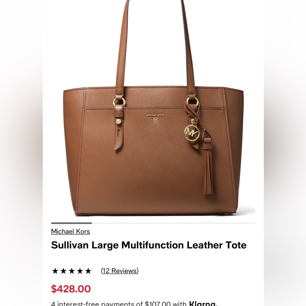 Michael Kors Sullivan Large Leather Tote